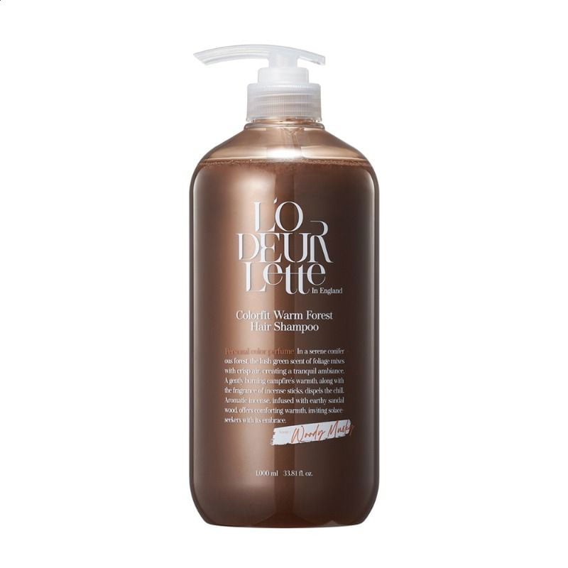 Парфумований шампунь для волосся L'Odeurlette In England Colorfit Warm Forest Hair Shampoo, 1 л